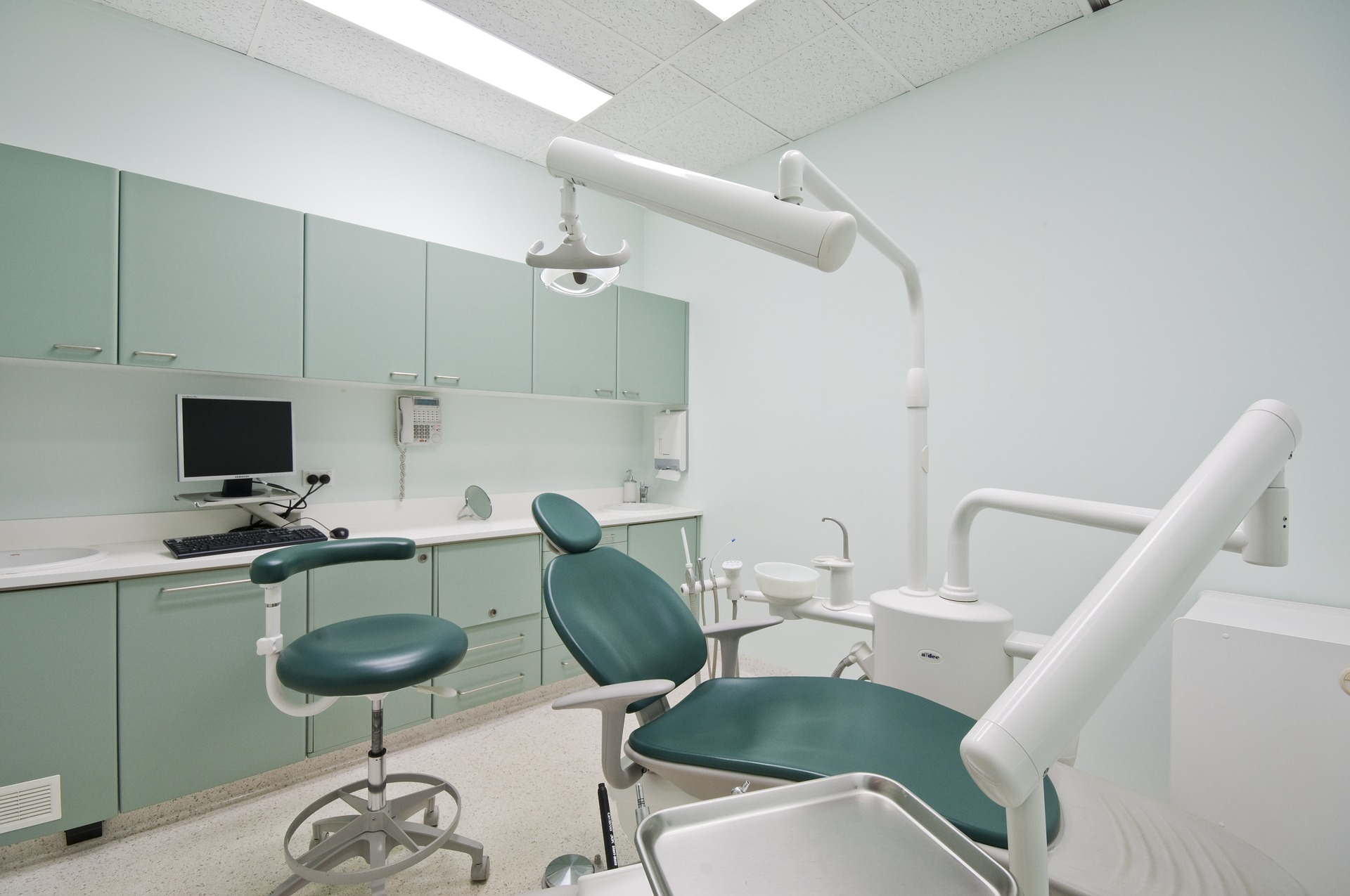 Fotel w gabinecie dentystycznym
